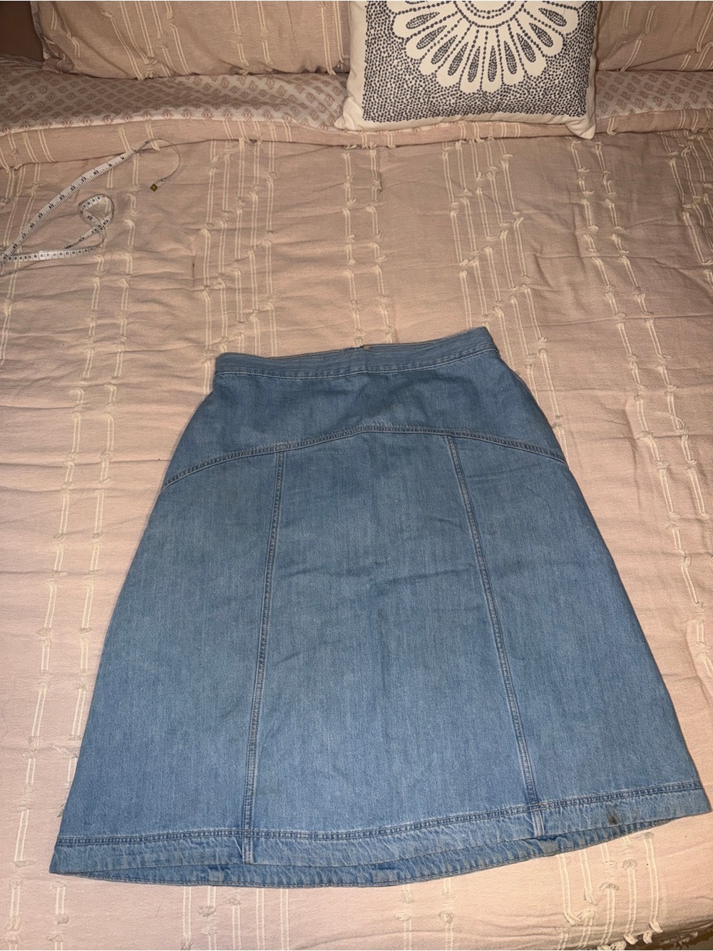 Old Navy Blue Denim A-Line Skirt